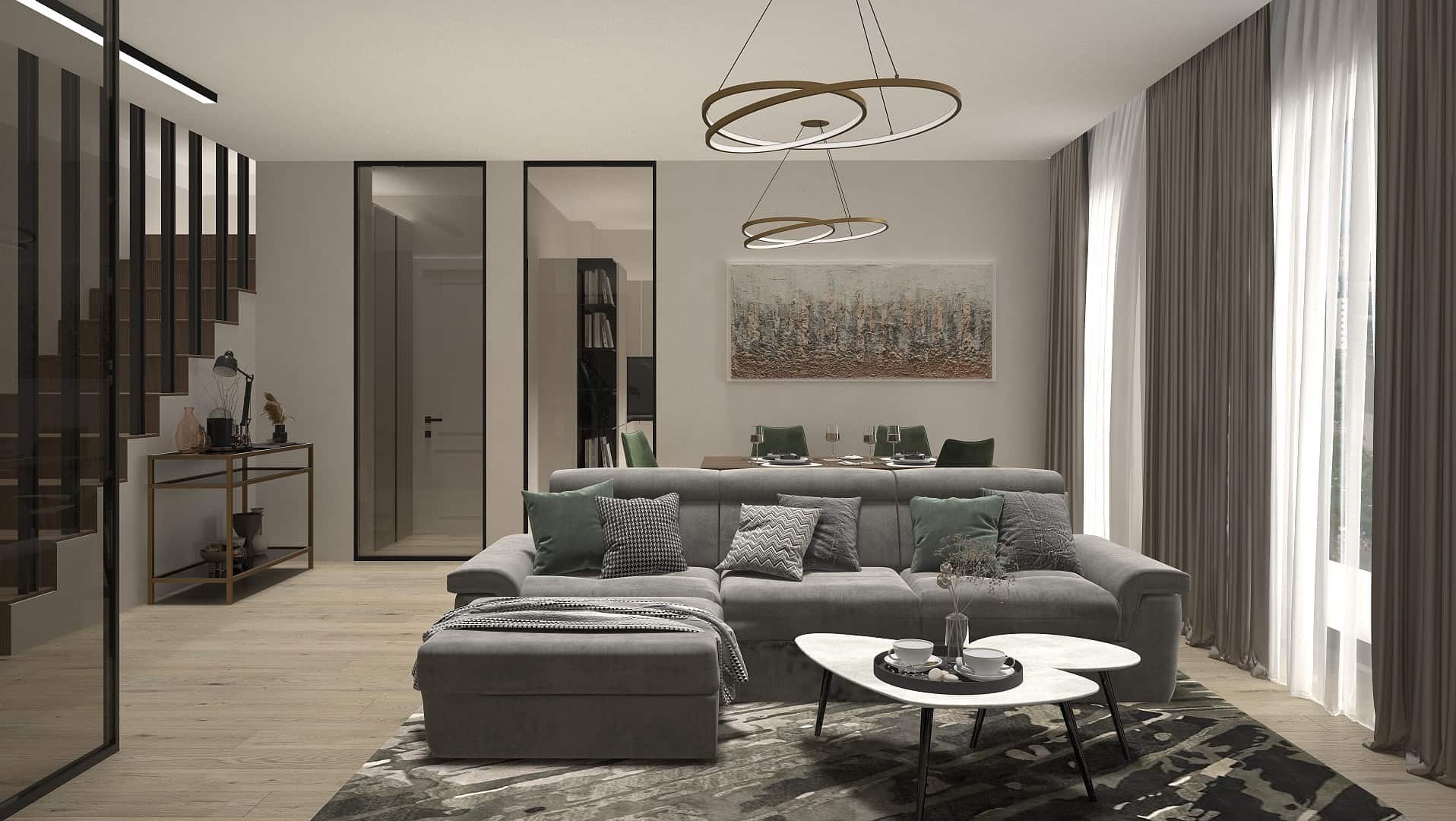 Randare interior apartament 4.14, h4l THE VILLAGE, imobiliare București