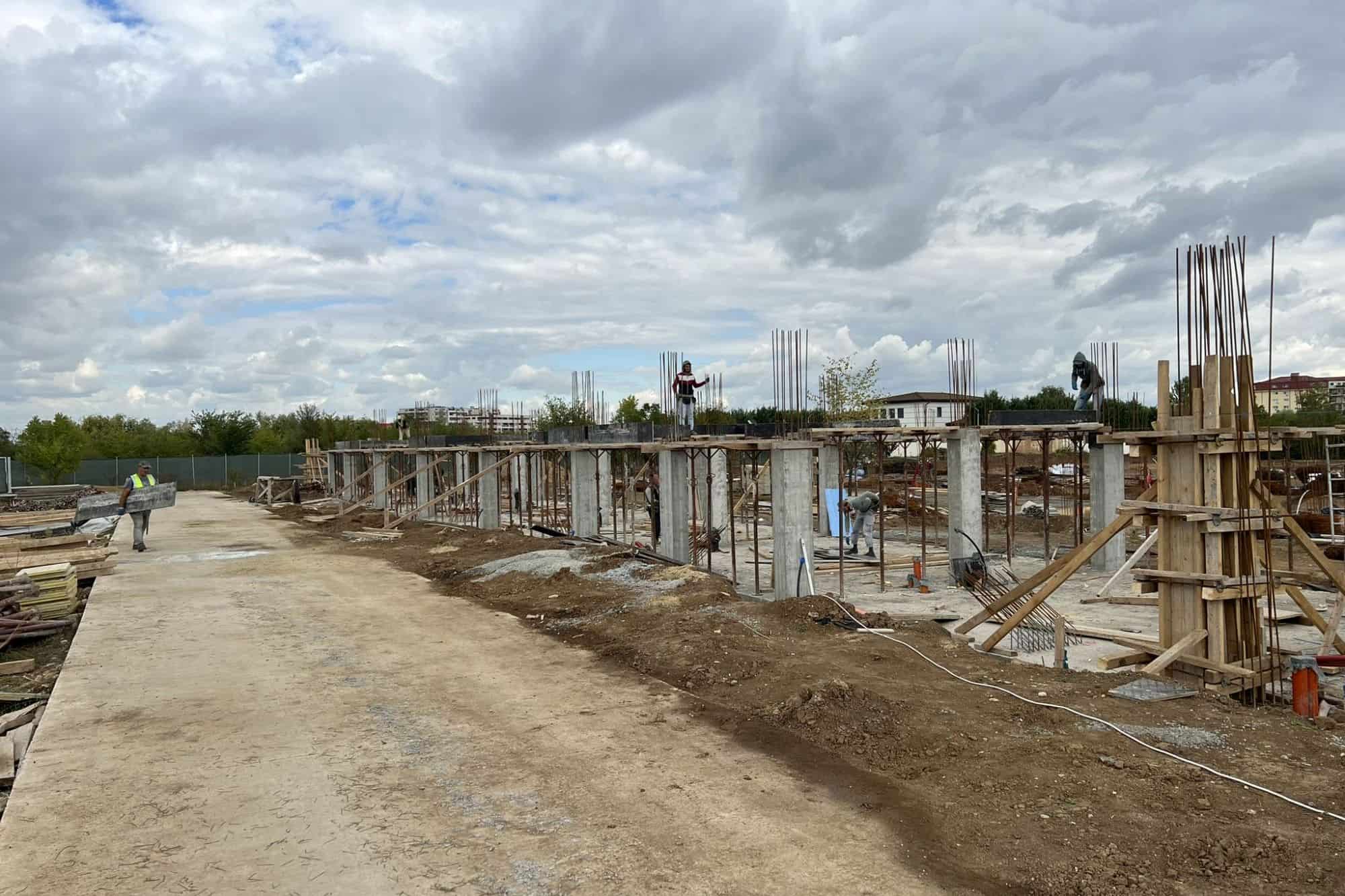 Stadiul lucrărilor la 26 septembrie 2022