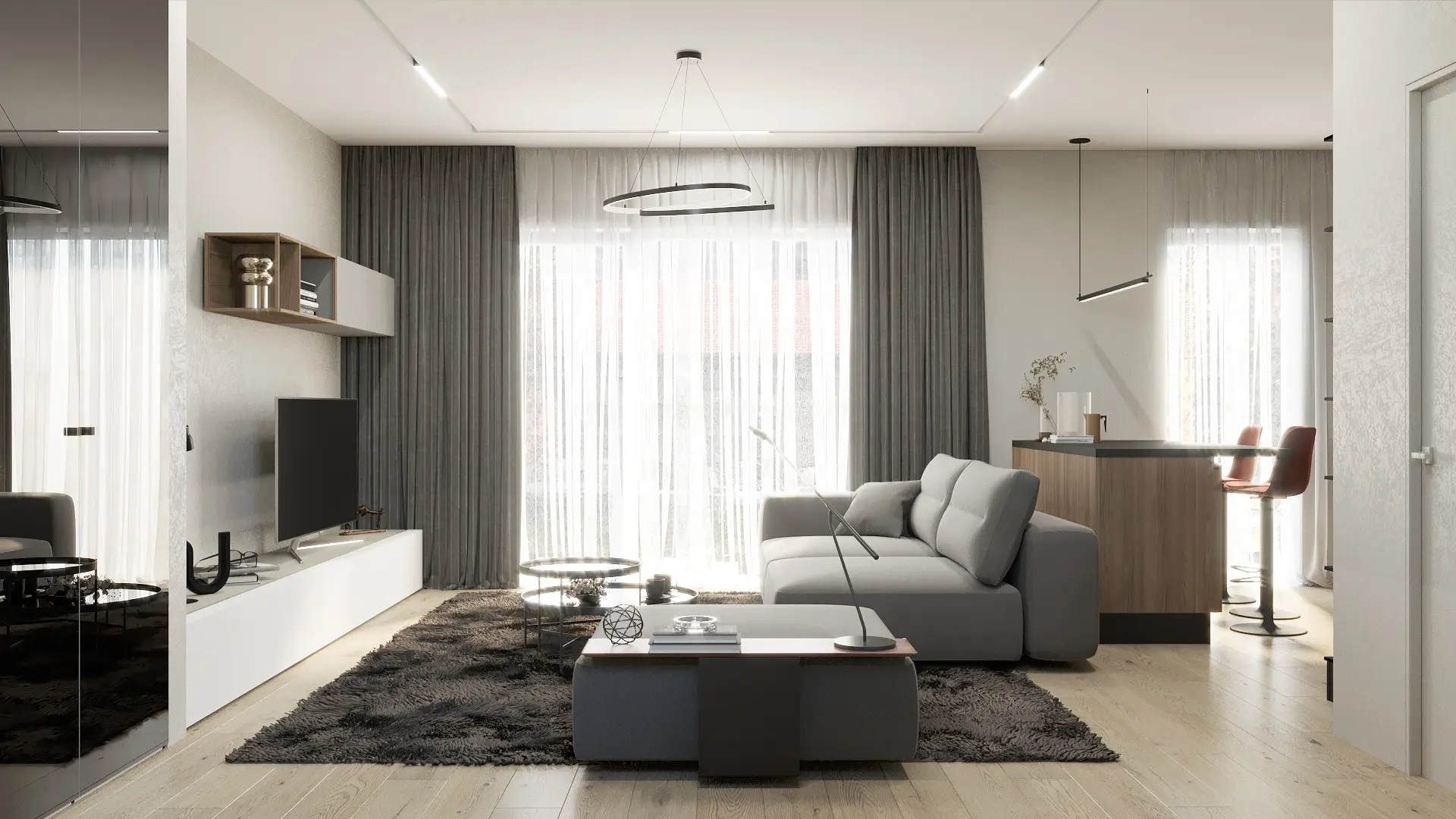 h4l THE VILLAGE, randare interior casă cu grădină 3.14 (4), case de vânzare Pipera